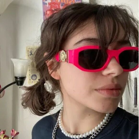 NEW Versace VE4361 531887 Fuchsia Pink Unisex Sunglasses BARBIE main image 11